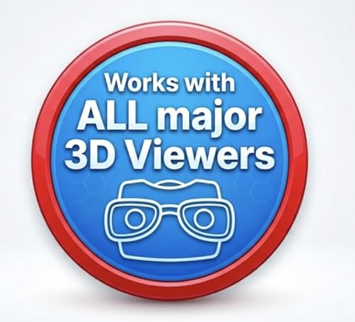 WARM FUZZY Viewfinder Reels Planes | 3 Reels & 21 HD 3D Images - color: Planes