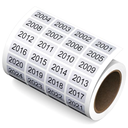 2001-4000 0.4"x0.8" Waterproof Vinyl Inventory Number Stickers - color: 2001-4000(2000 Pcs)