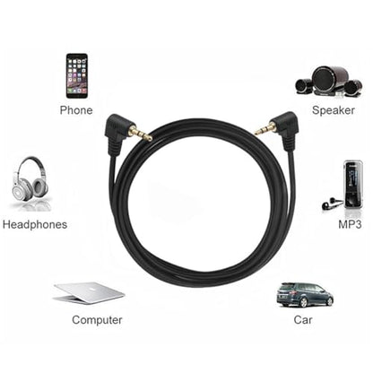 Right Angle Cable, Gold Plated 90 Degree - size: 1 meter