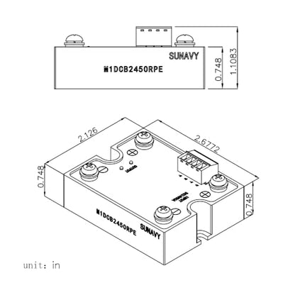 DC Motor Speed Controller, PWM Controller, Motor Driver - size: 25A-Brake Stop & Coast Stop