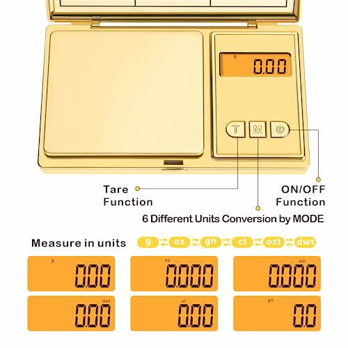 GRAM PRES Digital Pocket Scale 300g/0.01g Accuracy