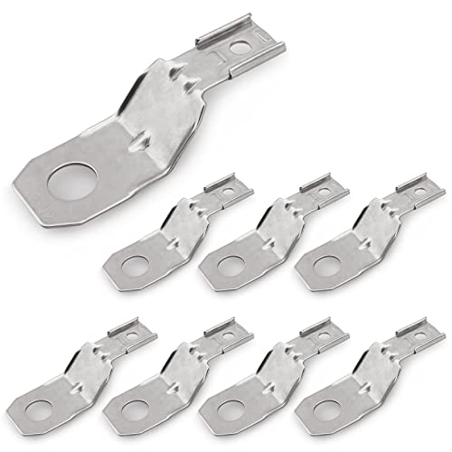 JRready ST6355 Connector Accessory Kit，8pcs Mounting Clips are Installed On The Receptacle to Mount Deutsch DTM-DTP-DT Series Size 2/3/4/6/12 Pin Connectors with Work