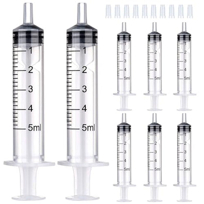 5ml Syringe for Liquid,Syringe Without Needle,Sterile Individually Packed 20pcs. - size: 5ml-20pcs