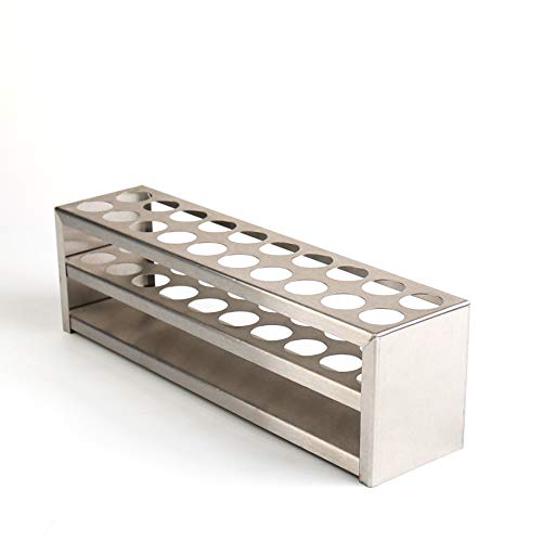 Tube Rack, Stainless Steel Material, 30Holes(3×10), Suitable for Tubes of Dia.≤18mm, TTR030-18-001 - style: 30 Holes, for Tubes of Dia.≤18mm