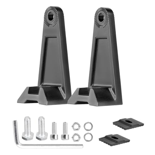 2PCS LED Light Bar Mounting Brackets, Adjustable Side Bracket Kit, Slide Base Bottom Mount Universal for Work Light Bars, LED Pod (902-4) - size: 902-4