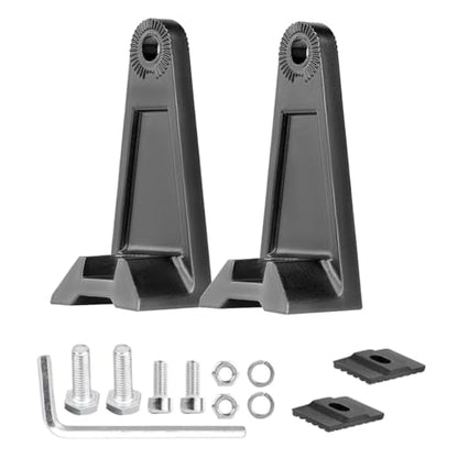 2PCS LED Light Bar Mounting Brackets, Adjustable Side Bracket Kit, Slide Base Bottom Mount Universal for Work Light Bars, LED Pod (902-4) - size: 902-4