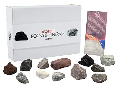 Eisco Rock Cycle Kit, Rock Collection Box, Stones, 1", 12 Pc - size: 1 inch