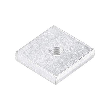 uxcell Square Nuts, M4x15mmx3mm Zinc-Plated Metric Coarse Thread Assortment Kit, 25 Pcs - size: M4x15mmx3mm