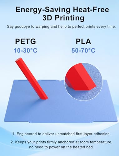 Low-Temp Build Plate 276x293mm Compatible with Snapmaker U1 3D Printer - size: 276x293mm