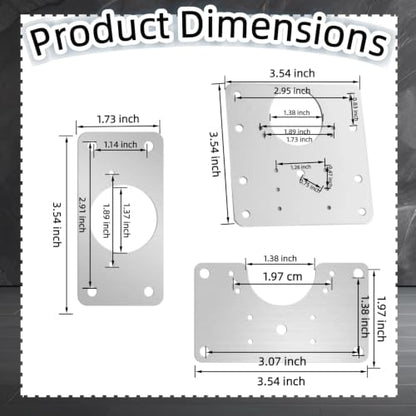 Cabinet Hinge Repair Plate,Hinge Repair Plate Kit,Cabinet Repair Board