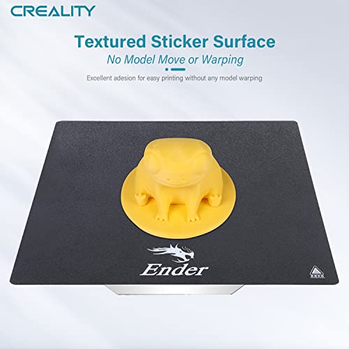 Creality Official Ender 3 Build Plate, 235x235mm Double-Sided Magnetic Bed Plate Smooth+Textured Surface Flexible Removable Printing Platform for Ender 3/3 V2/3 Pro/3 S1/3 S1 Pro/3 V3 SE/K1C/K1 SE - style: Smooth+Textured