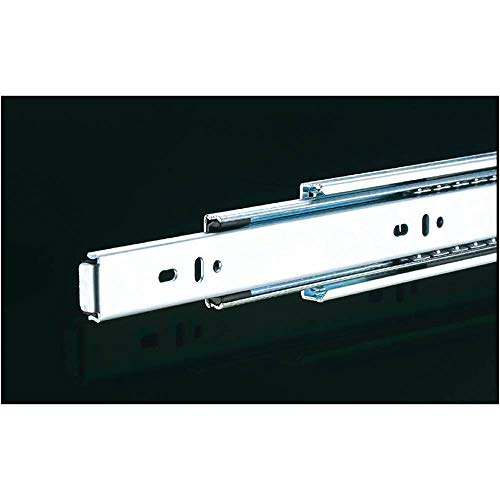 Shop Fox D3030 16-Inch Full Ext Drawer Slide 100-Pound Capacity Side Mount, Pair - size: 16 Inch