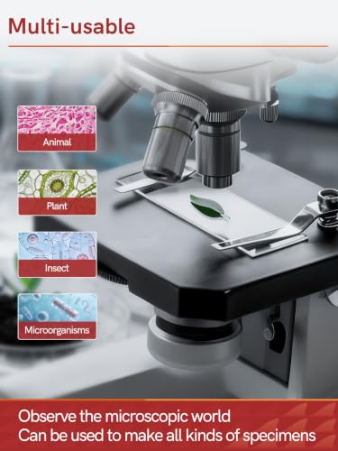 Microscope Slides and Coverslips Set, Pre-Cleaned Optical Glass - color: Single Frosted Edge