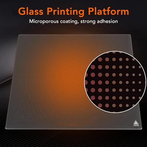 Printer Build Surface Sheet 350x350x4mm Strong Adhesion Tempered Glass 3D Printer Accessories Printing Plate for Upgrade Glass Plate for Voron Model