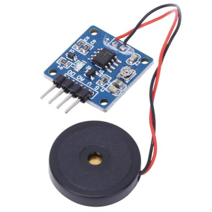 2 PCS Vibration Switch Sensor Module, Piezoelectric Vibration Tapping Sensor Module Vibration Switch Module Vibration Sensor Module used in combination 5.0V DC AD/DO (2)