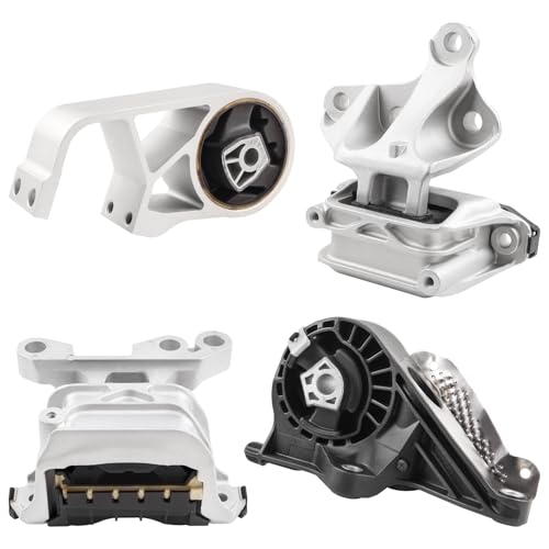 4PCS Engine Trans Motor Mount for Enclave, Traverse 3.6L FWD 2018‑2023 - size: 3525-3507-3517-3522
