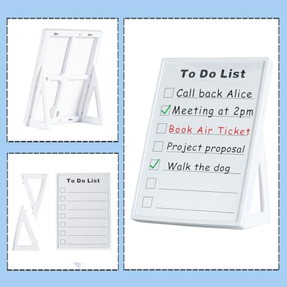 Desktop Dry Erase Board, Small Whiteboard with Stand - size: 6"W x 8.3"H, style: To Do List