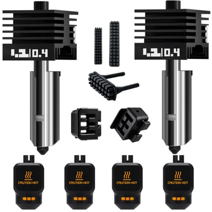 2 Pack 0.4mm for Bambu Lab P2S X2D H2D H2S H2C A1 A1 Mini A2L Nozzle - size: 2PK 0.4mm