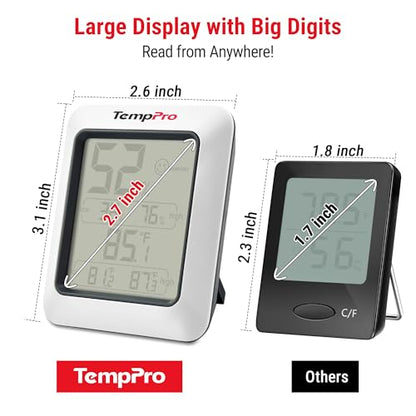 TempPro TempAir Digital Hygrometer Indoor Thermometer Room Thermometer - size: Classic