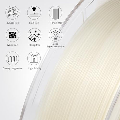 3D Printer Filament Pla HS Transparent Clear for Bambu Lab AMS,AMS Lite - color: Hs Pla Transparent Clear