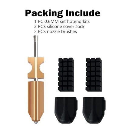 for Flashforge AD5X Nozzle 0.6MM Quick Release Hotend Leak-Free Extruder - style: 1PK
