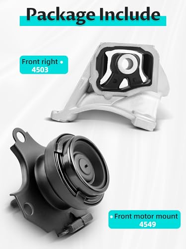 2002–2005 Civic and 2002–2006 RSX 2.0L Engine Motor Mount Kit Manual - size: 4549-4503
