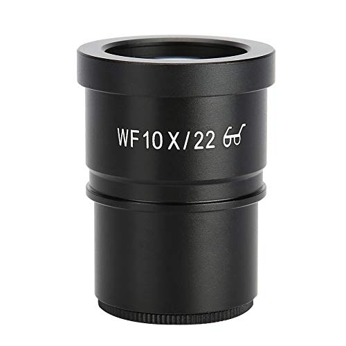 Microscope Eyepiece, WF006G-a WF10X 22mm Wide-Angle Eyepiece Stereo Microscope Ocular Lens 30mm