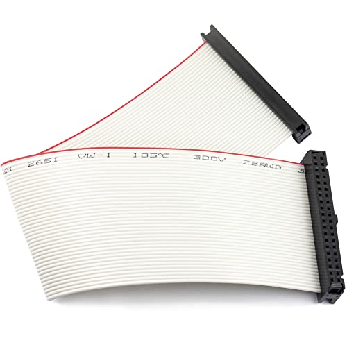 40P to 40P GPIO Ribbon Cable for Raspberry Pi Zero 2 3 4 8gb (About 8.66" / 22cm Long) - color: Female to Female (Grey, 8.66")
