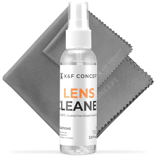 K&F CONCEPT Eyeglass Lens Cleaner Spray Kit for Laptop,Screen and Camera
