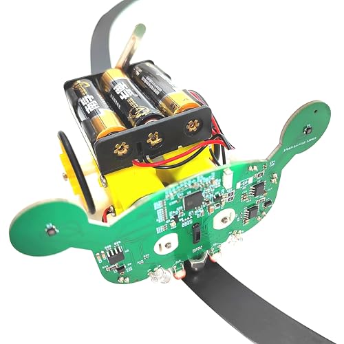 Line Following Robot Kit Smart Robot Assembly Project Kit Obstacle Avoidance Robot with Music DIY Kit Educational Robot Toy, Medium