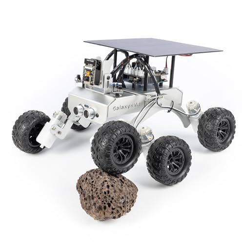 SunFounder GalaxyRVR Mars Rover STEM Kit for Arduino, Compatible with Uno R3, Rocker-Bogie Suspension,Scratch,C,Camera, FPV, for Students, Educators, Engineers