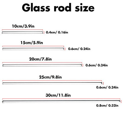 5 Pack Glass Stirring Rod