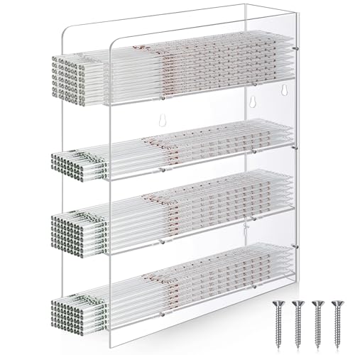 Geelin 1 Pcs Acrylic Pipette Rack, 15 x 11.8 x 4 Inch, Clear - size: 15 x 11.8 x 4 Inch