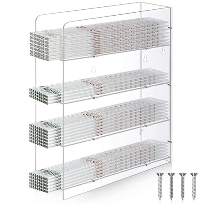 Geelin 1 Pcs Acrylic Pipette Rack, 15 x 11.8 x 4 Inch, Clear - size: 15 x 11.8 x 4 Inch
