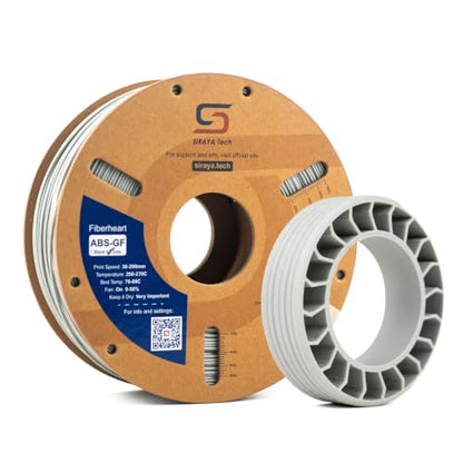 Siraya Tech Fibreheart ABS-GF 3D Printer Filament, High-Temp, Grey, 1kg - color: Abs-gf Grey
