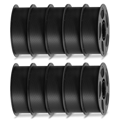 ANYCUBIC 3D Printer Filament PLA Bundle 10KG, Black - color: 10*1kg Pla Black