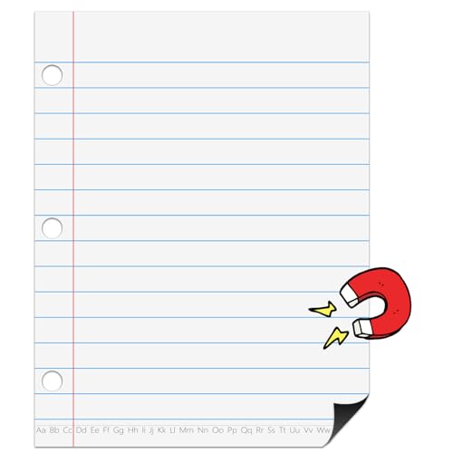 Dry Erase Giant Sized Magnetic Notebook Paper, Handwriting Lined Paper for Classroom Whiteboard Accessories, Dry Erase Notebook Teaching Aids, Homeschool Teaching Supplies 17" x 22" - size: 17" x 22"