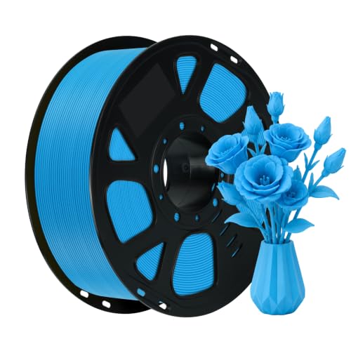 Kingroon Cyan PLA Filament 1.75mm 1kg, Vibrant Blue-Green 3D Printer Filament with ±0.02mm Dimensional Accuracy, No Tangling No Clogging Easy to Print PLA for Most FDM Printers - color: 1kg Cyan