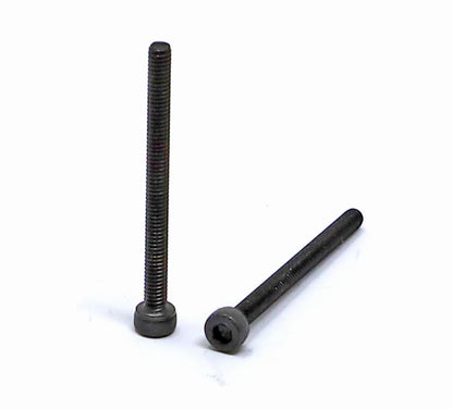 iexcell 100 Pcs M2.5 x 30mm Thread Pitch 0.45 mm Alloy Steel 12.9 Grade Hex Socket Head Cap Screws Bolts Kit, Black Oxide Finish - size: M2.5 x 30mm