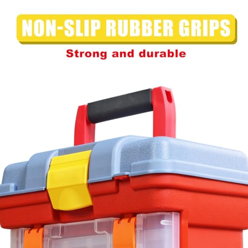Torin Portable Tool Box, Small Parts Organizer with Drawers, tackle box - size: 11 inches