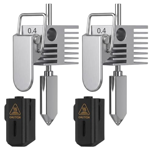 2PCS for Creality Sparkx i7 Nozzle 0.4mm Hardened Steel Hotend - size: 2pcs sparkx i7 nozzle 0.4mm