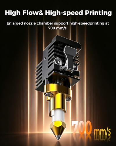 Creality Official Ender 3 V4 Hotend, All-Metal Integrated Design, Support 300°C High Temperature and 500mm/s Fast Speed Printing, Original Replacement Part - style: Hotend