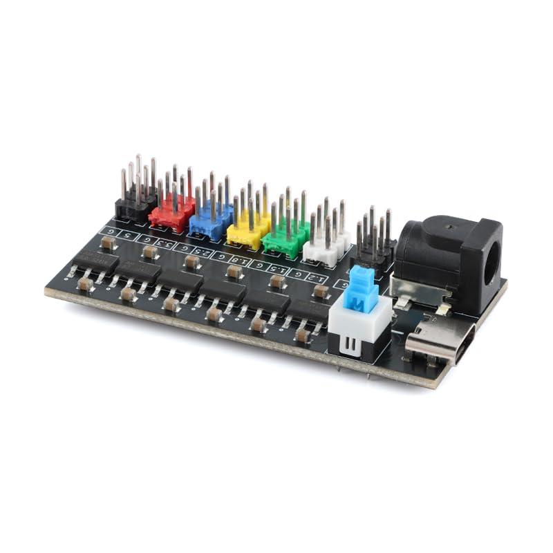 5Pcs AMS1117 1.2V-5V DC-DC Step-Down Power Module Type-C DC Input
