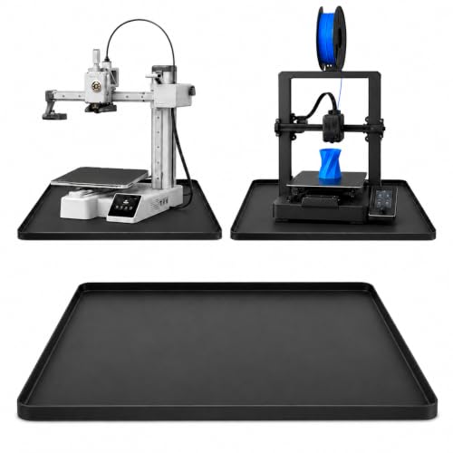 Silicone Mat for 3D Printers, Anti-Slip, with Raised Edge, 23.62''x15.74''