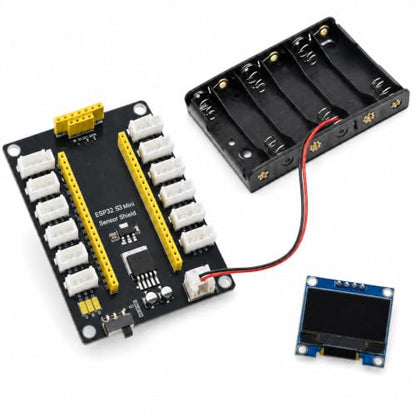 ESP32-S3 IoT Dev Kit: Sensor Expansion Board, OLED