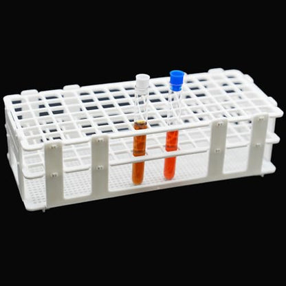 3 Pcs Detachable Plastic Test Tube Rack, 90 Holes Each, 13mm Diameter - color: White, size: 90 Holes-13mm