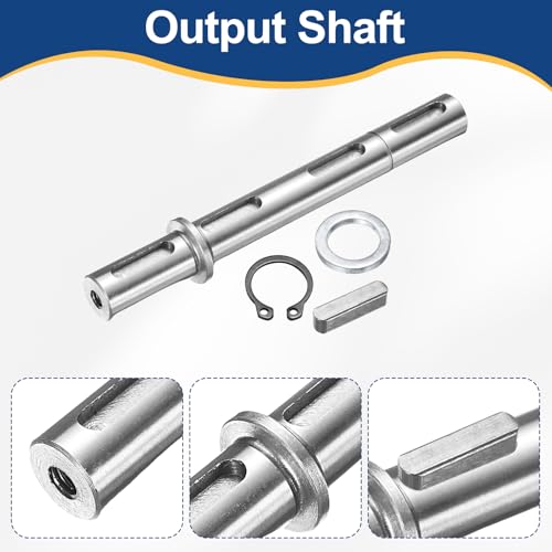 uxcell Output Double Shaft, 14mm Diameter, 128mm Length, Alloy Steel - size: Double Shaft, style: 14mm Shaft, 128mm Length