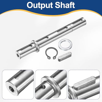 uxcell Output Double Shaft, 14mm Diameter, 128mm Length, Alloy Steel - size: Double Shaft, style: 14mm Shaft, 128mm Length