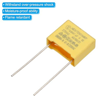 PATIKIL Safety Capacitors 12Pack 0.0047uF AC 275V 10mm Pin Pitch 13x11x5mm - size: 10mm Pin Pitch, style: 0.0047uF
