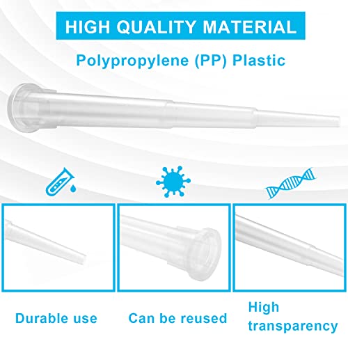ONiLAB 10µL Universal Pipette Tips, 1000 Pcs, Autoclavable - size: 10uL(1000PCS)